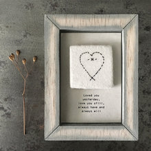 Load image into Gallery viewer, Embroidered sq pic-Loved you yesterday