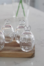 Load image into Gallery viewer, Glass Bunny Jar Set of 4 small