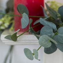 Load image into Gallery viewer, Eucalyptus &amp; White Flower Garland 120cm
