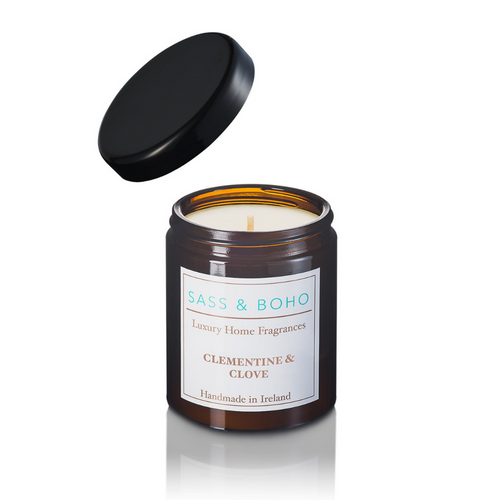 Sass & Boho - Clementine & Clove Candle Jar - Pretty Little Duck