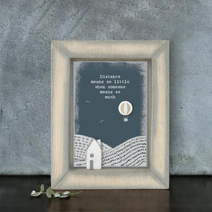 Box frame - Distance Means So Little - Pretty Little Duck