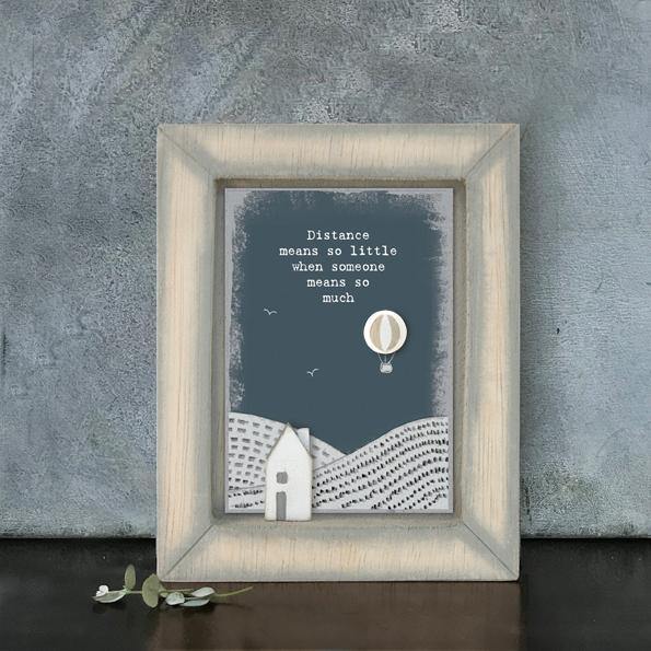 Box frame - Distance Means So Little - Pretty Little Duck