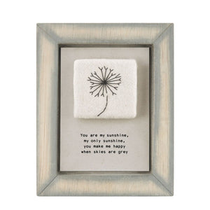 East of India Embroidered Picture - You Are My Sunshine - Pretty Little Duck