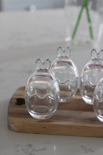 Load image into Gallery viewer, Glass Bunny Jar Set of 4 small
