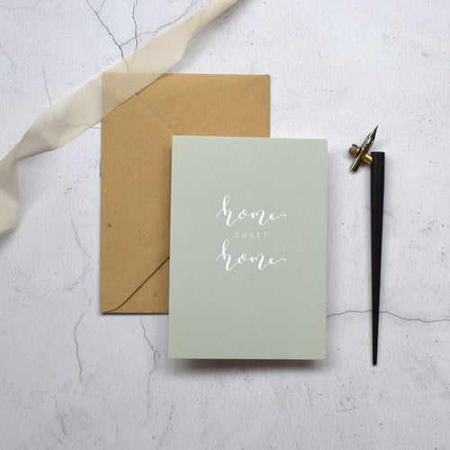 Greeting Card - Home Sweet Home - Pretty Little Duck