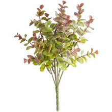 Load image into Gallery viewer, Artificial Green and Red Eucalyptus Sprig - Pretty Little Duck
