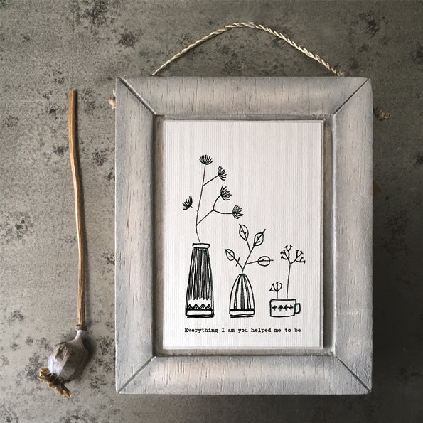 Ink flower picture-Everything I am