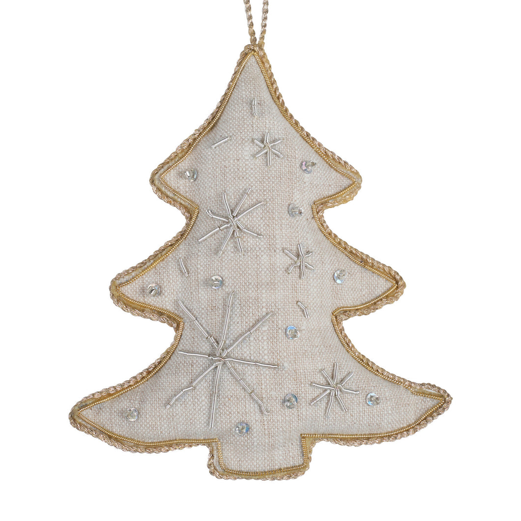 Irish Linen Christmas Tree - Pretty Little Duck