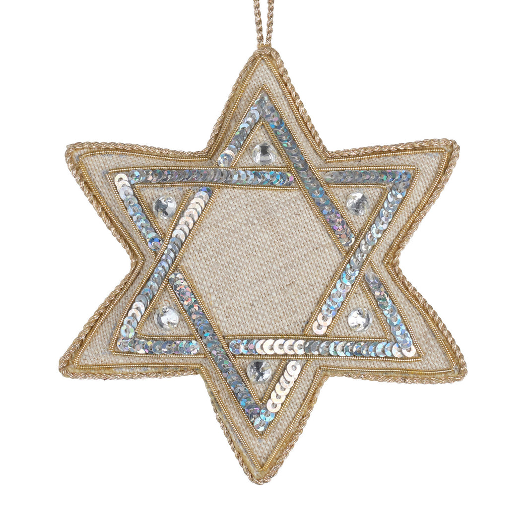 Irish Linen Star of David - Pretty Little Duck