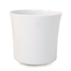 Large Round White Porcelain Planter - East of India - Pretty Little Duck