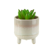 Load image into Gallery viewer, Ceramic Planter: Mojave Ombré Grey mini planter - Pretty Little Duck
