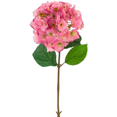 Artificial Pink Hydrangea Stem - Pretty Little Duck