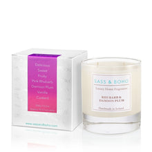 Load image into Gallery viewer, Sass &amp; Boho Rhubarb &amp; Damson Plum - Double Wick - Pretty Little Duck
