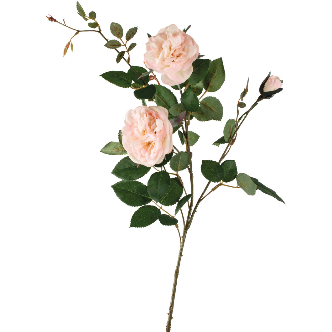 Cream Artificial Rose Spray 90cm