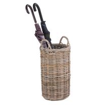 Load image into Gallery viewer, Round Rattan Umbrella Holder - Pretty Little Duck
