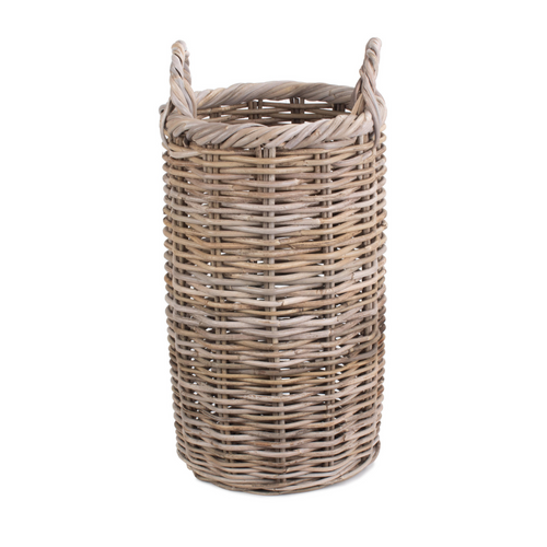 Round Rattan Umbrella Holder - Pretty Little Duck