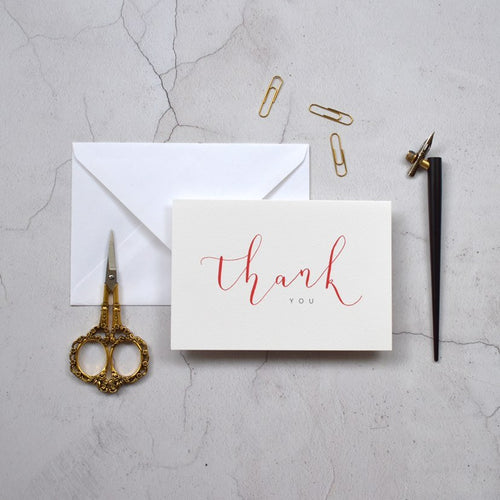 Greeting Card - Thank You - Pretty Little Duck