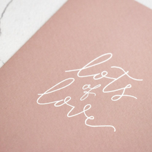 Load image into Gallery viewer, Greeting Card - Lots of Love - Pretty Little Duck
