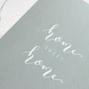 Greeting Card - Home Sweet Home - Pretty Little Duck