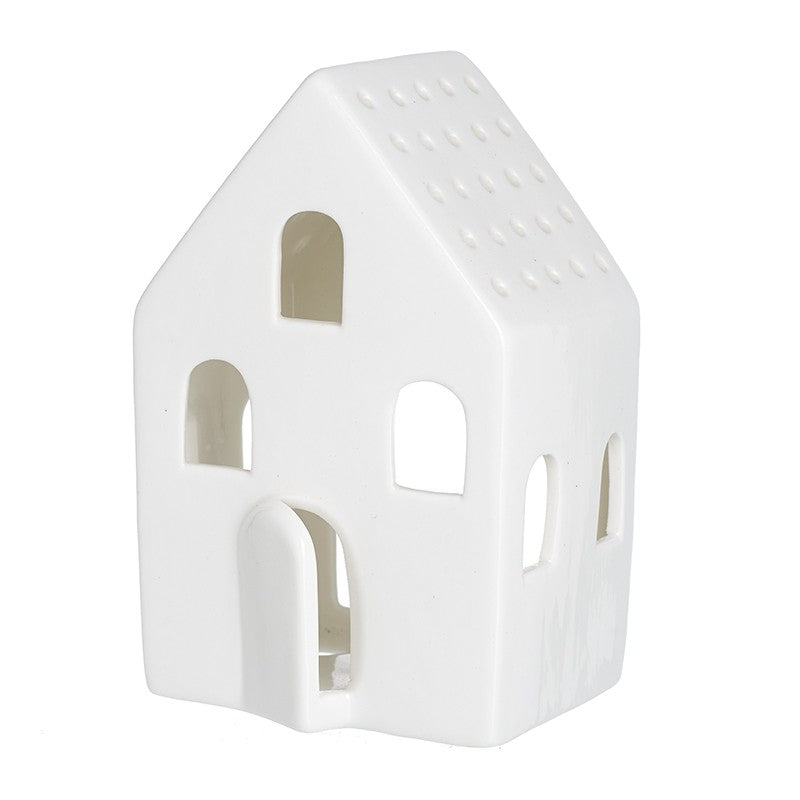 White House Ceramic T Light Holder