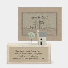 Load image into Gallery viewer, Wonderland plaque-May your home - Pretty Little Duck
