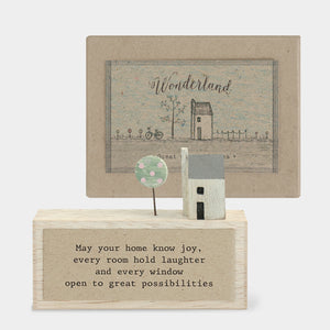 Wonderland plaque-May your home - Pretty Little Duck