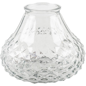 Mia Diamond Glass Vase - Pretty Little Duck